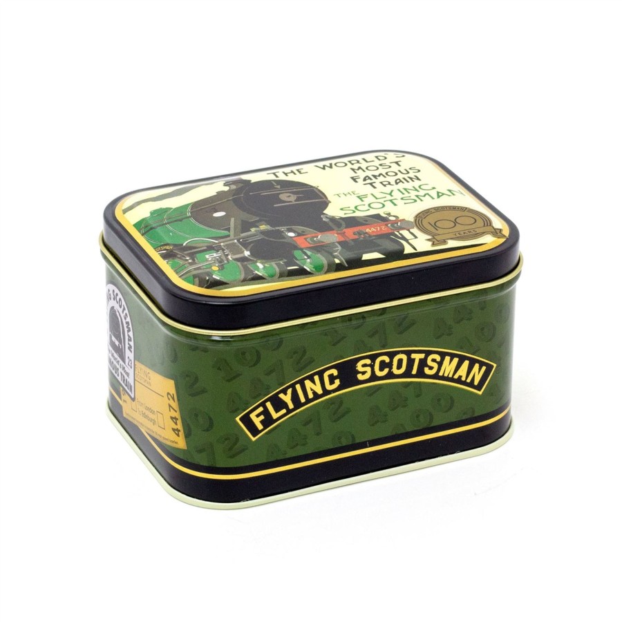 Kitchen & Dining Carousel Shop | The Flying Scotsman Small Rectangle Tin | Trinket Box Keepsake Tin - Train Gifts