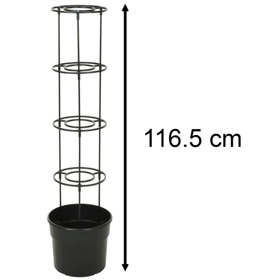 Home Accessories Carousel Shop Planters & Pots | 4 Tier Tomato Tower Planter | Self Watering Tomato Plant Pot With Support Cage