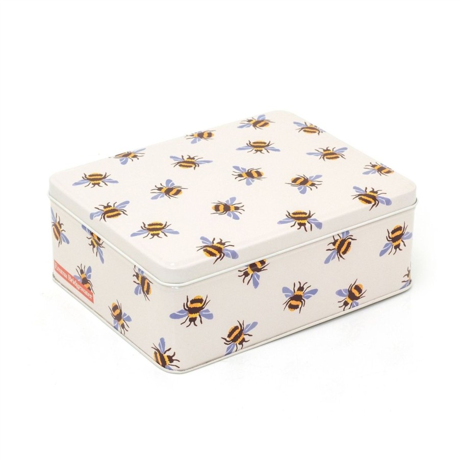 Kitchen & Dining Carousel Shop | Emma Bridgewater Bumblebee Rectangle Storage Tin | Biscuit Treat Storage Tin