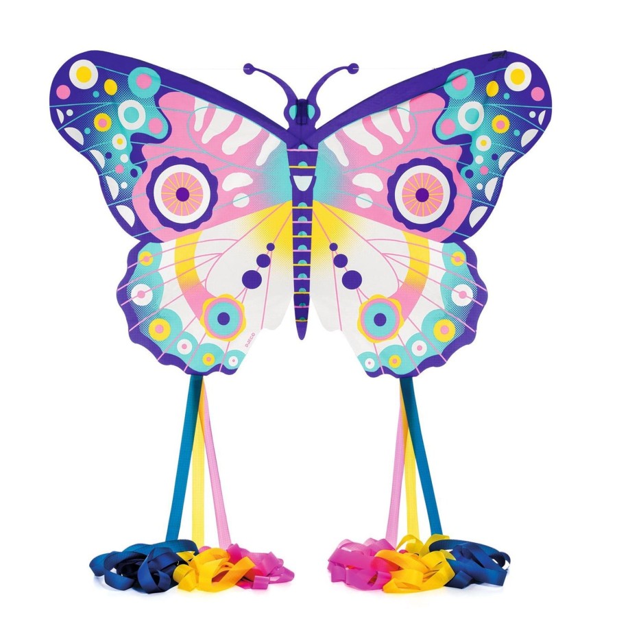 Baby & Child Carousel Shop Djeco | Djeco Dj02162 Maxi Butterfly Giant Kite | Easy Fly Butterfly Shaped Flying Kite