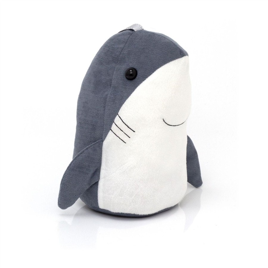 Home Accessories Carousel Shop Nautical Doorstops | Sea Life Shark Fabric Doorstop | Nautical Fish Door Stop For Sea Ocean Decor