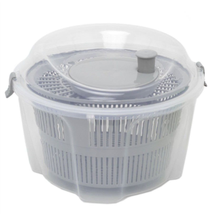 Kitchen & Dining Carousel Shop | 4L Salad Spinner Fruit Vegetable Dryer | Salad Crisper Lettuce Dryer Salad Washer | Salad Preparation Set - Colour Varies One Supplied