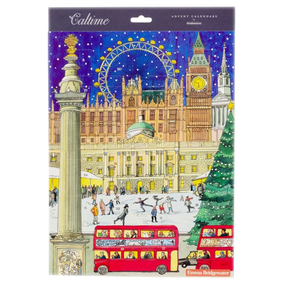 Celebrations Carousel Shop | Christmas Advent Calendar Ice Skating At Somerset House | London Advent Calendar Traditional Advent Calendar | Picture Advent Calendar Paper Advent Calendar