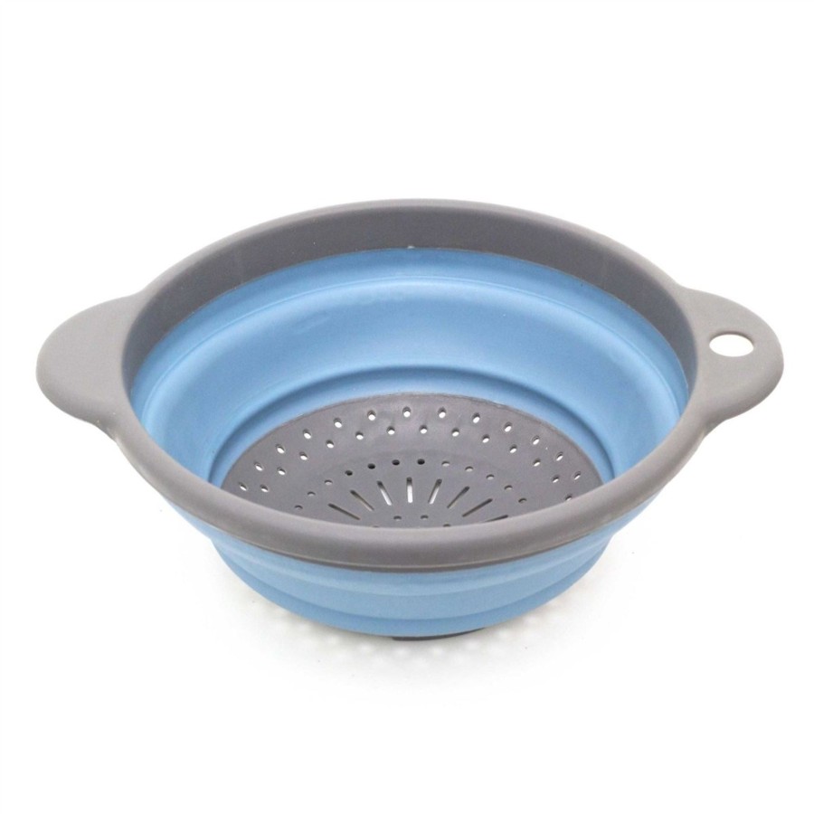 Kitchen & Dining Carousel Shop | Silicone Strainer Collapsible Colander | Folding Colander Vegetable Strainer Pasta Drainer | Kitchen Sieve Camping Colander