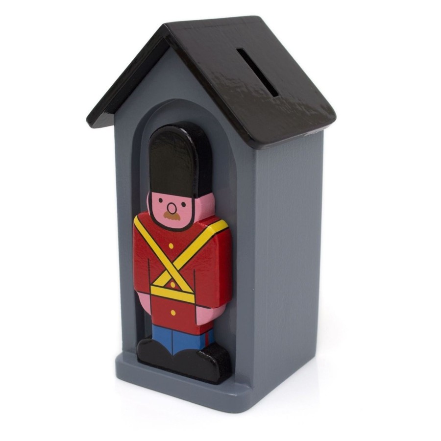 Baby & Child Carousel Shop Room Decor & Storage | Soldier Sentry Box Money Box | Childrens Wooden Money Box | Piggy Bank, Saving Pot For Kids Room Or Nursery Decor - Hand Made In Uk