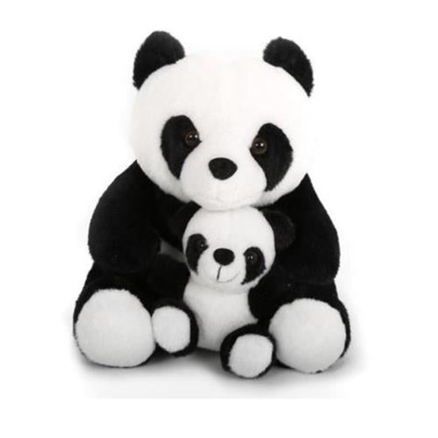 Home Accessories Carousel Shop Animal Doorstops | Adorable Black And White Panda Doorstop With Baby ~ Decorative Panda Door Stop