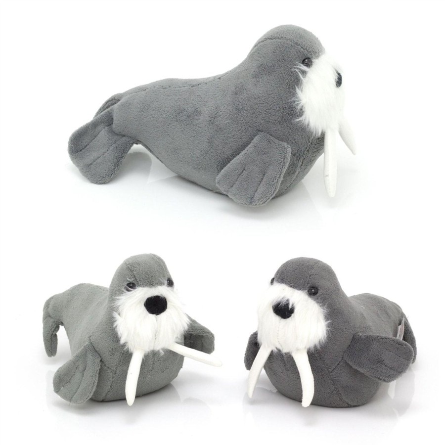 Home Accessories Carousel Shop Animal Doorstops | Adorable Grey Walrus Door Stop | Decorative Fabric Novelty Doorstop | Marine Animal Door Stopper - Colour Varies One Supplied