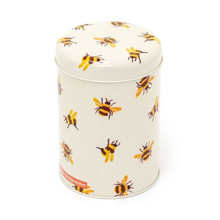 Kitchen & Dining Carousel Shop | Emma Bridgewater Bumblebee Round Tin Caddy | Bee Kitchen Storage Jar