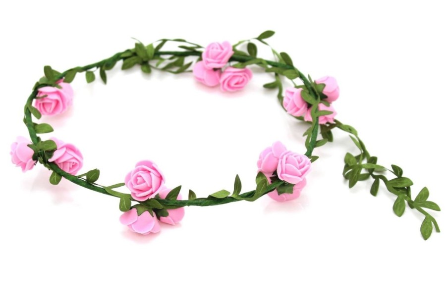 Baby & Child Carousel Shop Dressing Up | Rose Flower Hair Headband Headdress Garland Crown For Wedding, Parties, Festival ~ Colour Varies