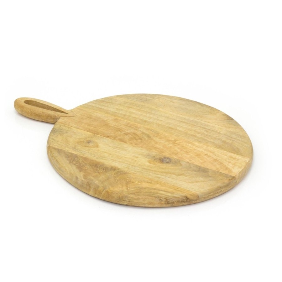 Kitchen & Dining Carousel Shop | 38Cm Large Mango Wood Chopping Board | Wooden Cutting Board Serving Sharing Platter | Jumbo Food Presentation Board