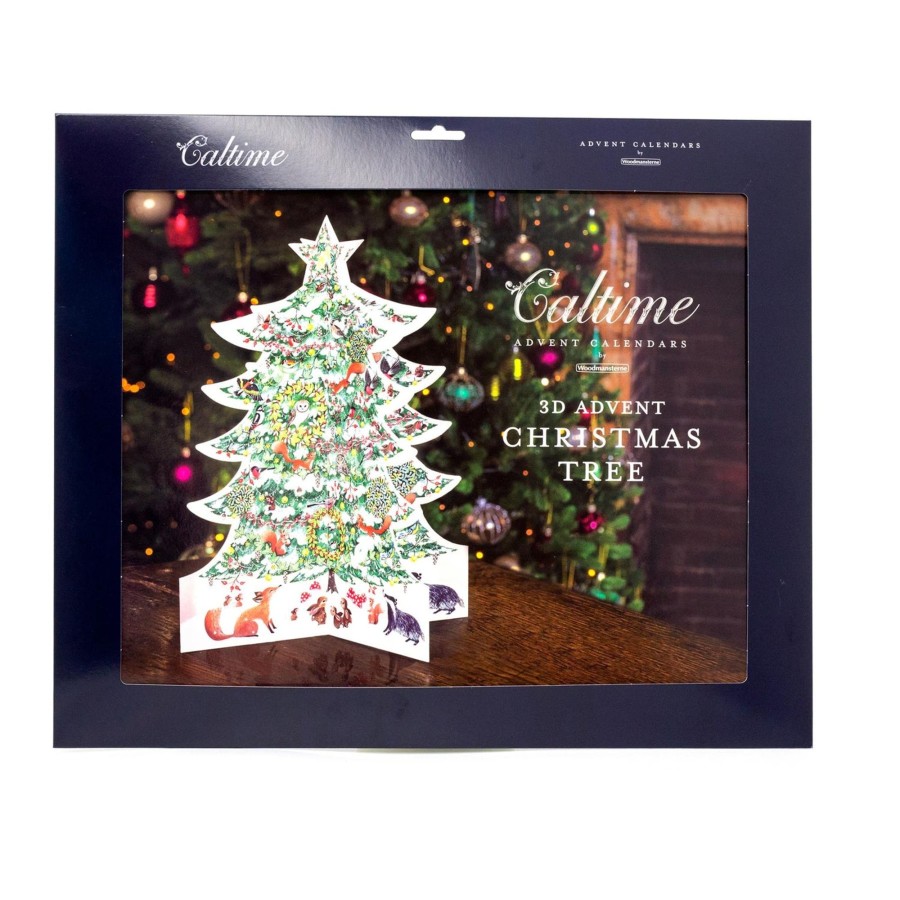 Celebrations Carousel Shop | 3D Christmas Advent Calendar 3D Christmas Tree | Fold Out Advent Calendar Traditional Advent Calendar | Picture Advent Calendar Paper Advent Calendar