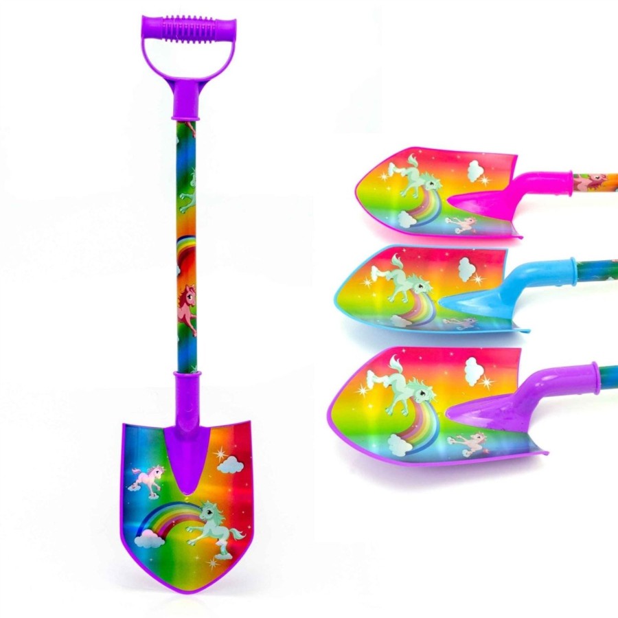 Baby & Child Carousel Shop Outdoor Toys | Unicorn & Rainbow Childrens Spade | Kids Toy Spade For Beach, Garden, And Sand