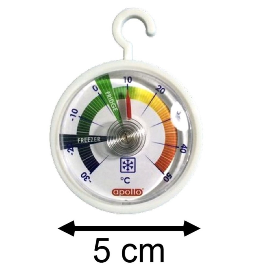 Kitchen & Dining Carousel Shop | Fridge Thermometer With Hanging Hook | Dial Fridge Freezer Thermometer | Fridge Temperature Thermometer Fridge Thermostat