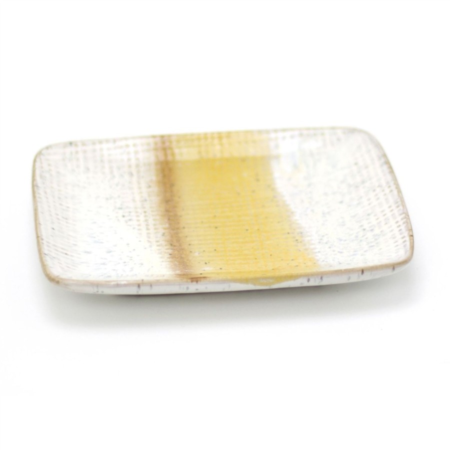 Home Accessories Carousel Shop Decorative Accessories | Abstract Porcelain Trinket Dish | Ombre Glaze Display Plate Vanity Tray Ring Holder | Soap Dish Jewellery Plate