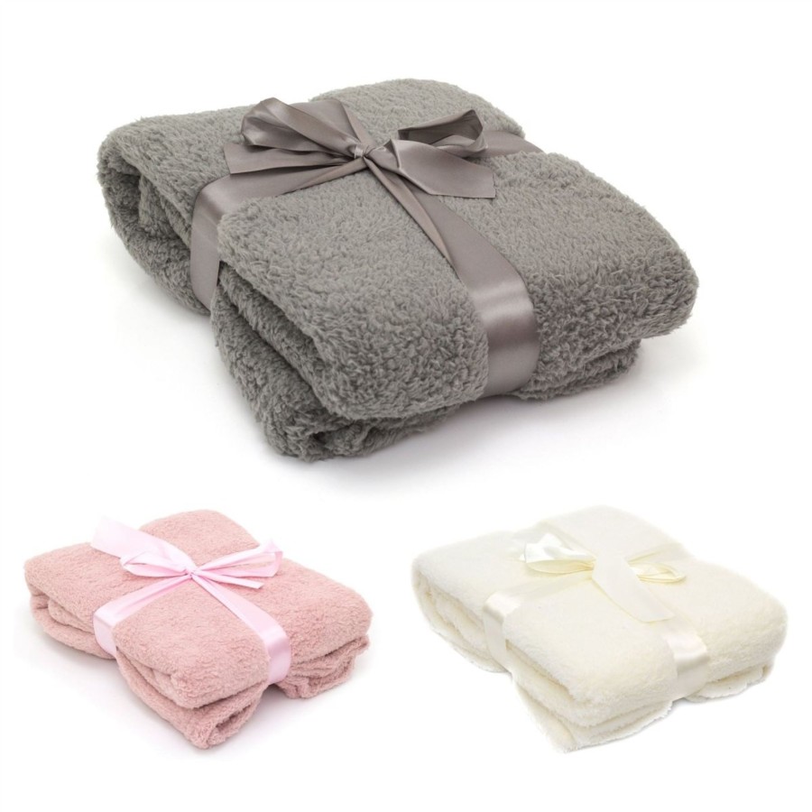 Home Accessories Carousel Shop Soft Furnishings & Rugs | Teddy Snug Throw Blanket | Super Soft Luxury Fleece Throw Blanket | Sofa Bed Blanket Single