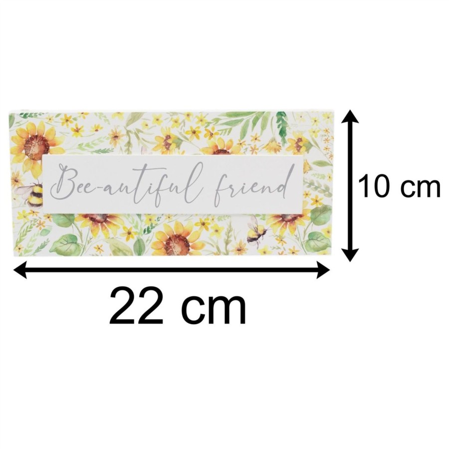 Home Accessories Carousel Shop Signs & Plaques | Bee-Autiful Friend Wooden Sign | Sunflower Bee Friend Plaque | Hanging Keepsake Plaque Ideal Friendship Gift