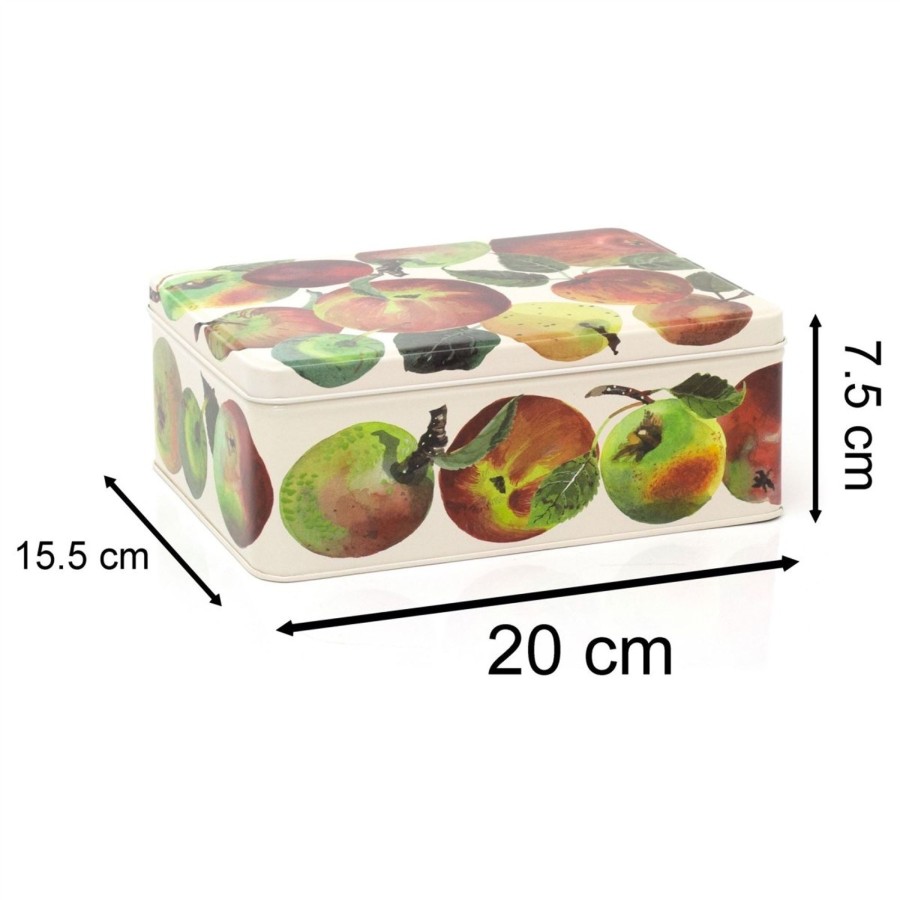 Home Accessories Carousel Shop Boxes & Baskets | Emma Bridgewater Apples Rectangle Storage Tin | Biscuit Treat Storage Tin