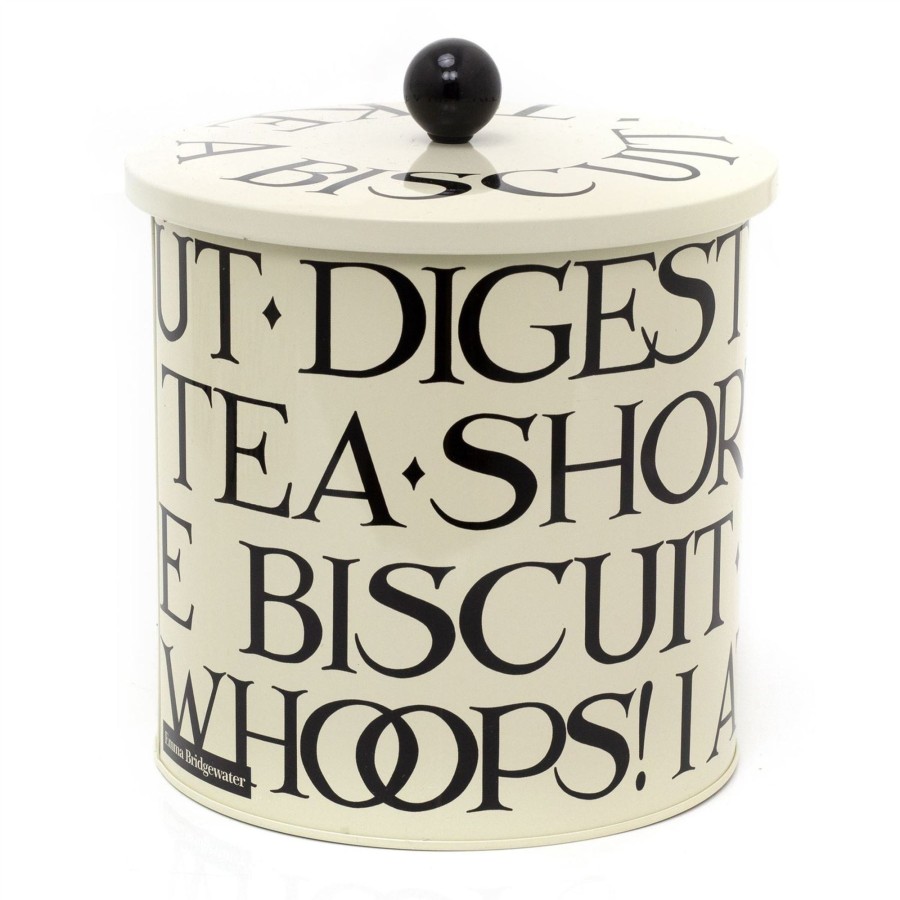 Kitchen & Dining Carousel Shop | Emma Bridgewater Black Toast & Marmalade Biscuit Barrel | Airtight Biscuit Tin