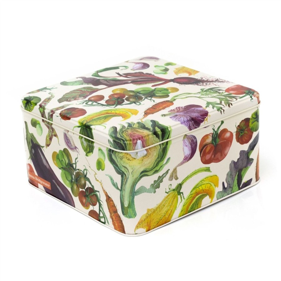 Home Accessories Carousel Shop Boxes & Baskets | Emma Bridgewater Dig The Garden Square Storage Tin | Kitchen Storage Tin