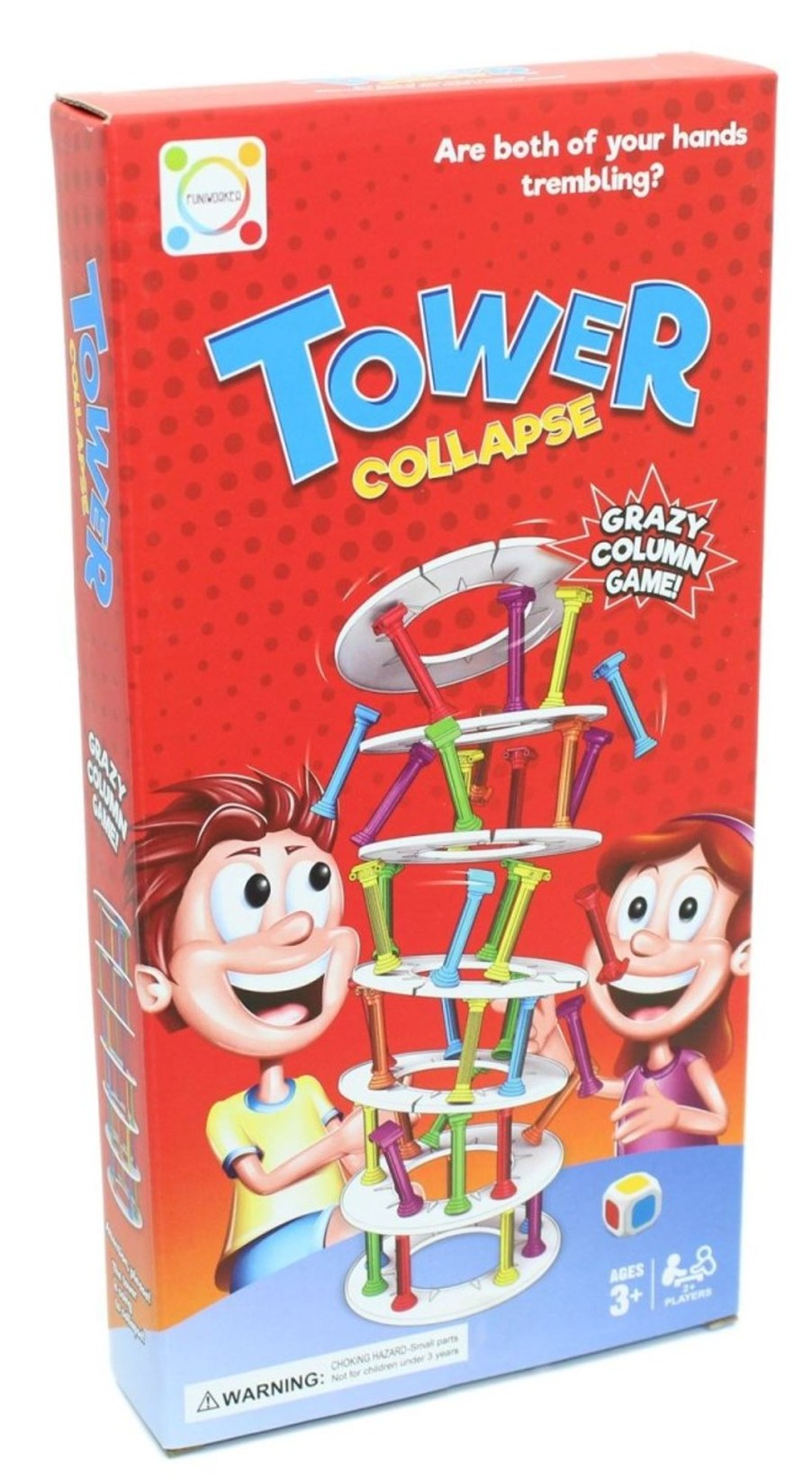 Baby & Child Carousel Shop Games & Puzzles | Crazy Column Collapsing Tower Game ~ Family Games Night