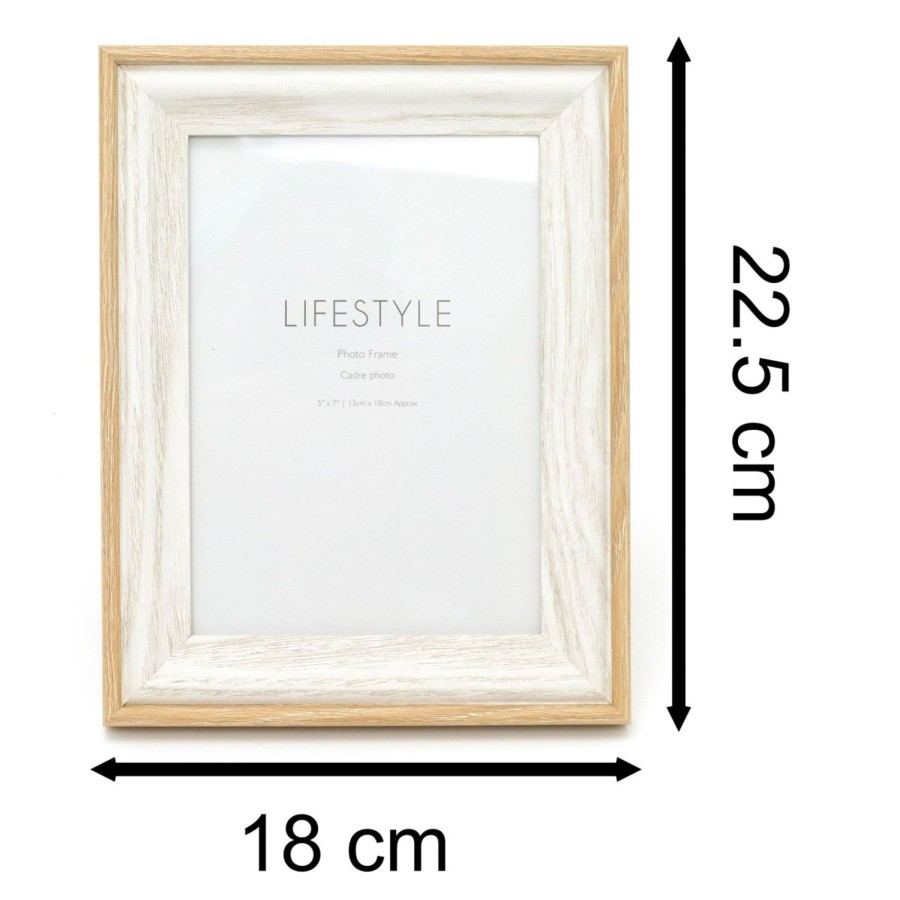 Home Accessories Carousel Shop Photo Frames | Beautiful 5X7 Natural Edge Photo Frame | Freestanding Single Aperture 5X7 Picture Frame | White Picture Frame Tabletop Photo Frame 5X7