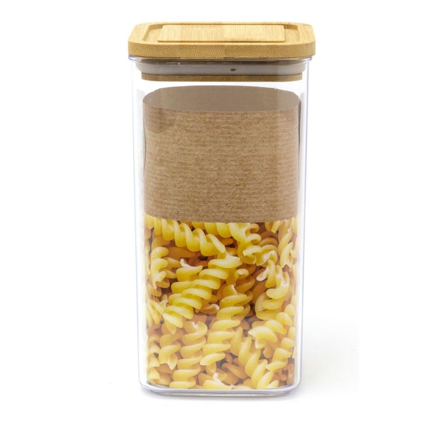 Kitchen & Dining Carousel Shop | 19.5 X 10Cm Stackable Airtight Food Storage Container | Kitchen Food Storage Jar With Lid | Plastic Food Storage Container Kitchen Jar With Lid -1100Ml