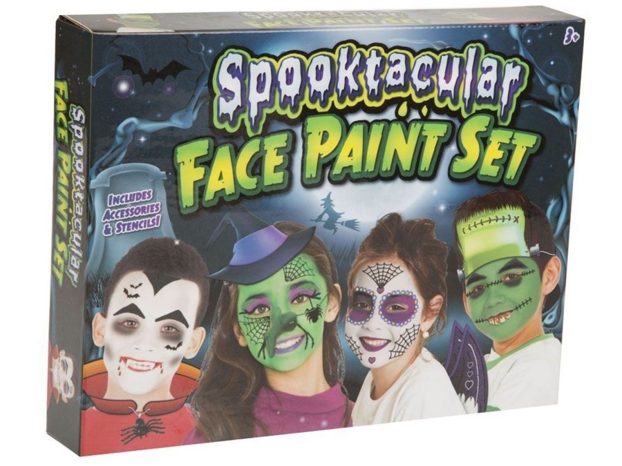 Baby & Child Carousel Shop Dressing Up | Grafix Spooktacular Halloween Face Paints Set Make Up Kit For Children