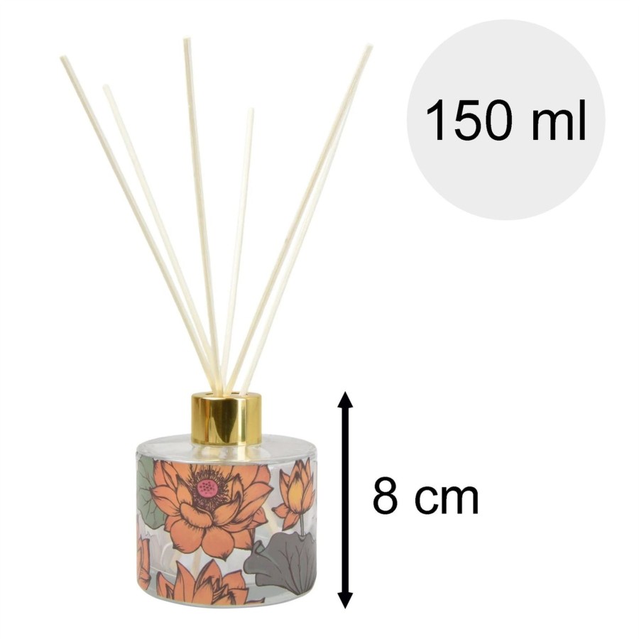 Home Accessories Carousel Shop Oil Burners & Diffusers | Thai Lotus Flower 150Ml Reed Diffuser | Home Fragrance Room Diffuser Aroma Gift