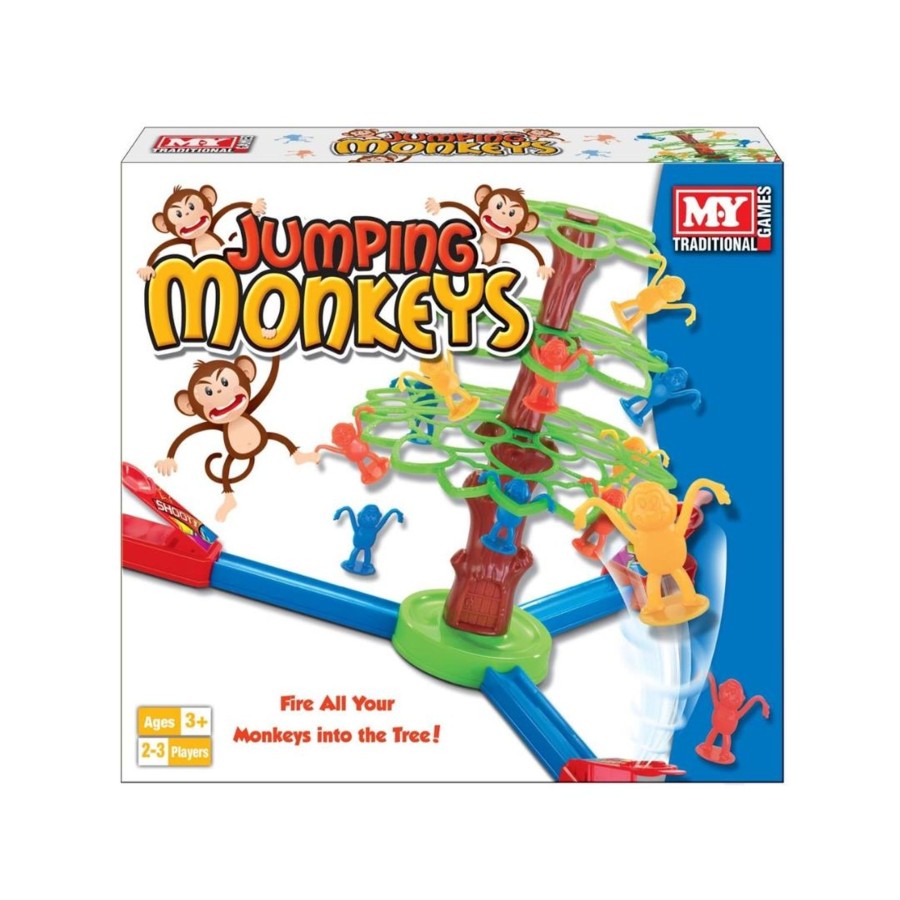 Baby & Child Carousel Shop Games & Puzzles | My Traditional Games Monkey Business Tree Top Tumbling Jumping Monkeys Game