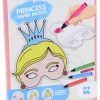 Baby & Child Carousel Shop Arts & Crafts | Pack Of 6 Princess Paper Mask Creative Art Set For Children