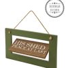 Home Accessories Carousel Shop Wall Decor & Mirrors | Novelty Wooden His Her Double Sided Shed Plaque Hanging Sign Decoration