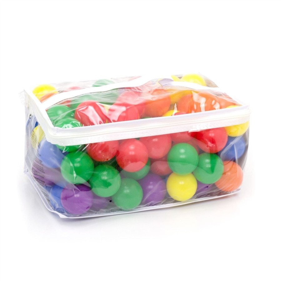 Baby & Child Carousel Shop Outdoor Toys | Kids 100 Piece Multicoloured Ball Pit Balls | Soft Plastic Balls For Ball Pit | Children'S 6.5Cm Assorted Coloured Ball