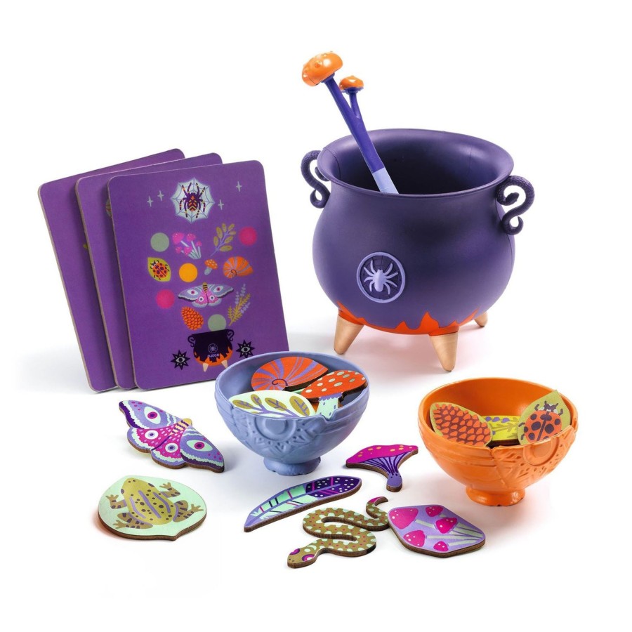 Baby & Child Carousel Shop Djeco | Djeco Dj05506 Magic Potions Witch'S Cauldron Role Play Game - Witch'S Soup