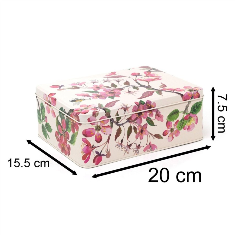 Kitchen & Dining Carousel Shop | Emma Bridgewater Blossom Rectangle Storage Tin | Biscuit Treat Storage Tin