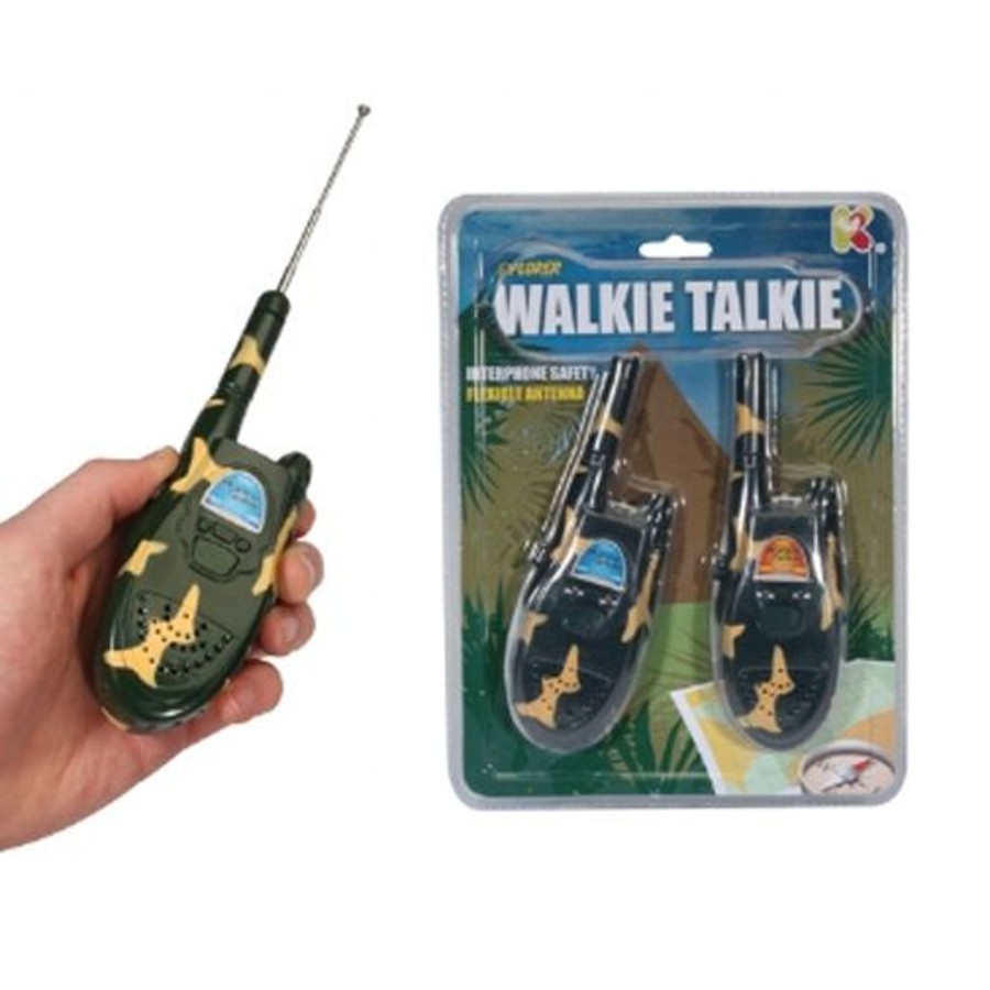 Baby & Child Carousel Shop Pretend Play | Explorer Walkie Talkies ~ Camouflage Toy Walkie Talkie