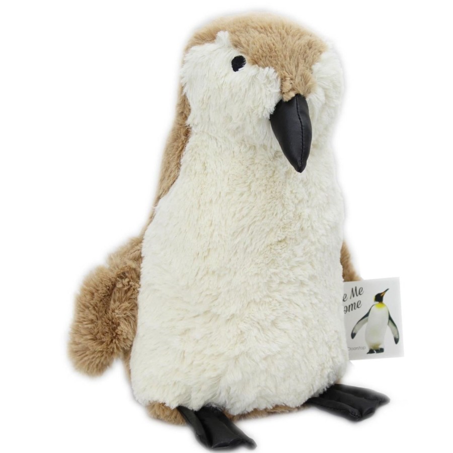 Home Accessories Carousel Shop Animal Doorstops | Take Me Home Plush Penguin Doorstop ~ Decorative Door Stop Brown