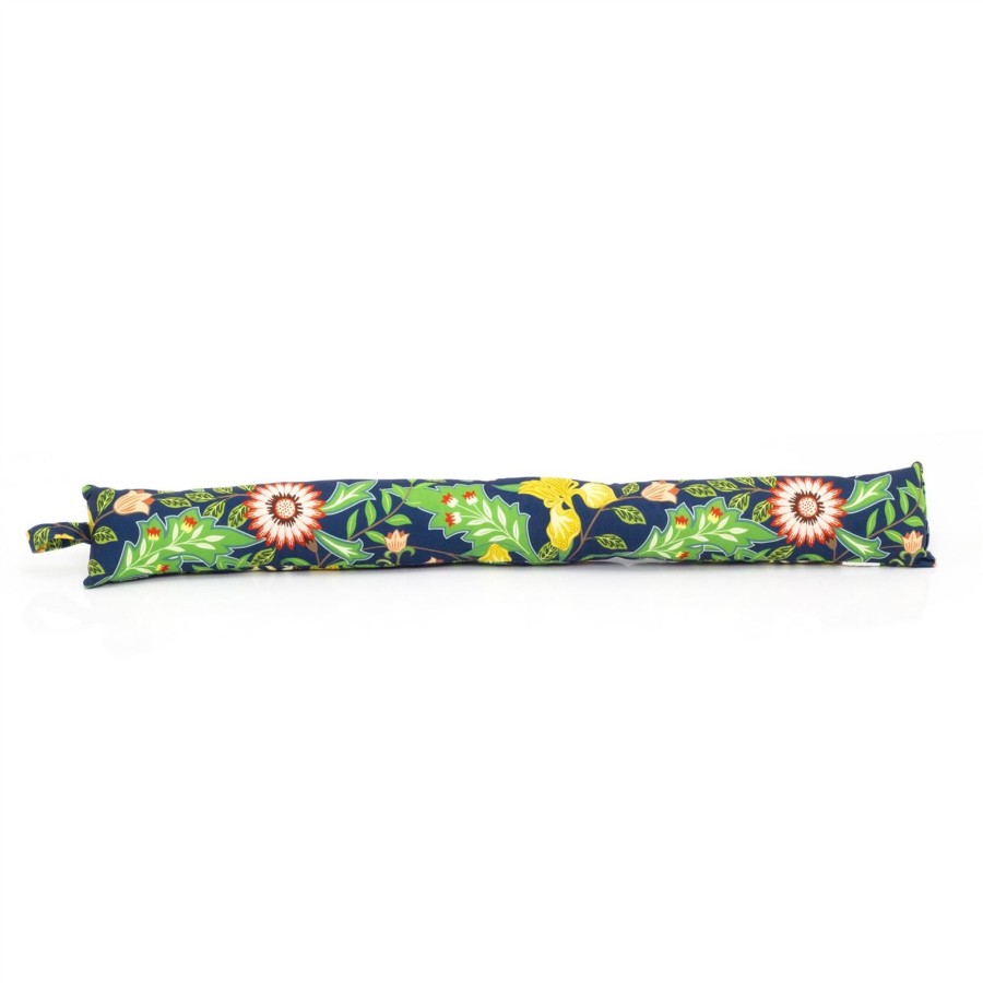 Home Accessories Carousel Shop Draught Excluders | 88Cm Sussex Floral Fabric Door Draught Excluder | Winter Draft Excluder Door Cushion | Flower Draught Excluder For Doors Door Draught Cushion