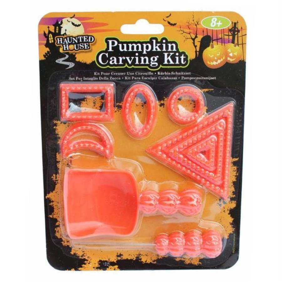 Baby & Child Carousel Shop Arts & Crafts | Haunted House 10 Piece Jack O'Lantern Halloween Pumpkin Carving Set