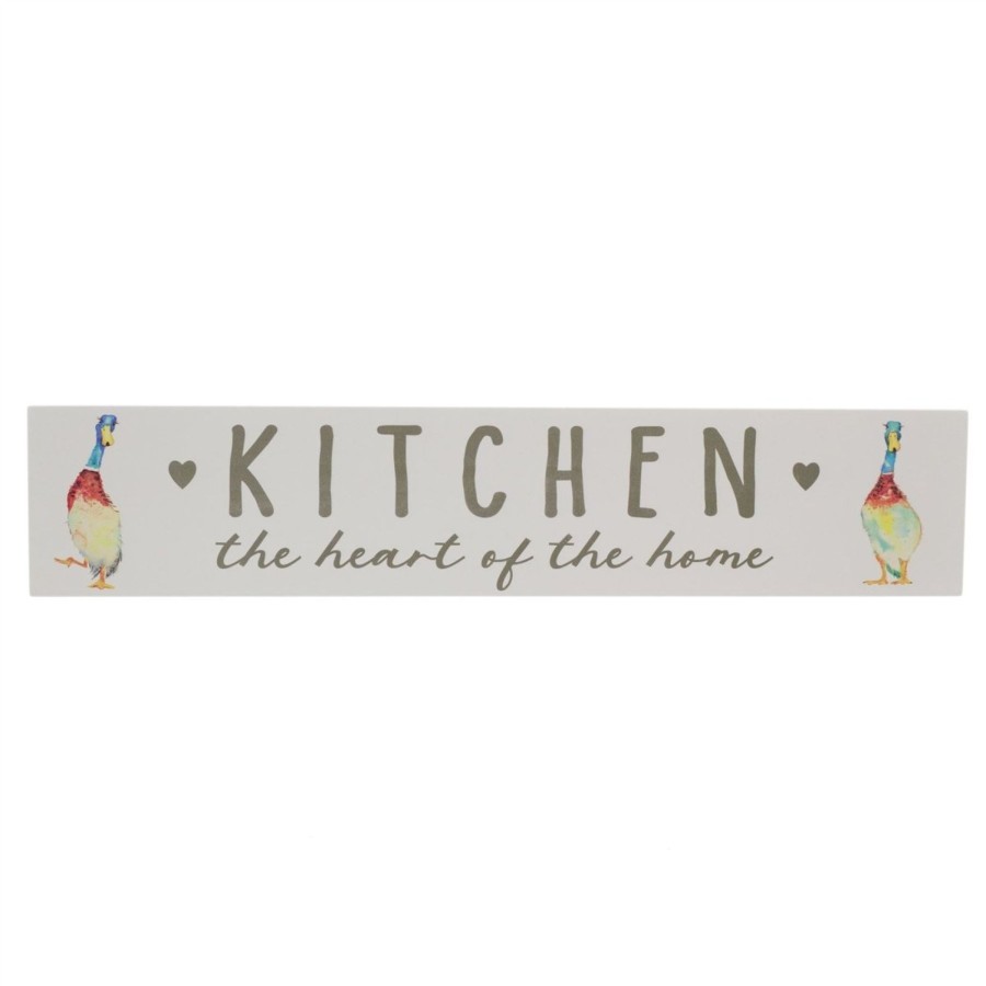 Home Accessories Carousel Shop Signs & Plaques | 50Cm Wooden Kitchen Accessories Duck Kitchen Plaque | Wall Decoration Hanging Signs And Plaques For Home Wall Art | Shabby Chic Home Accessories