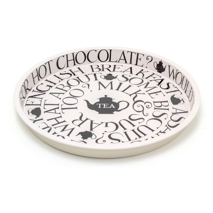 Kitchen & Dining Carousel Shop | Emma Bridgewater Black Toast & Marmalade Deep Well Tin Tray | Kitchen Tray