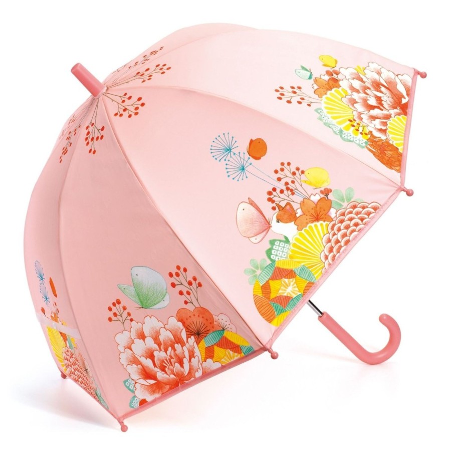 Baby & Child Carousel Shop Djeco | Djeco Dd04701 Childrens Dome Umbrella | Medium Kids Umbrella - Flower Garden