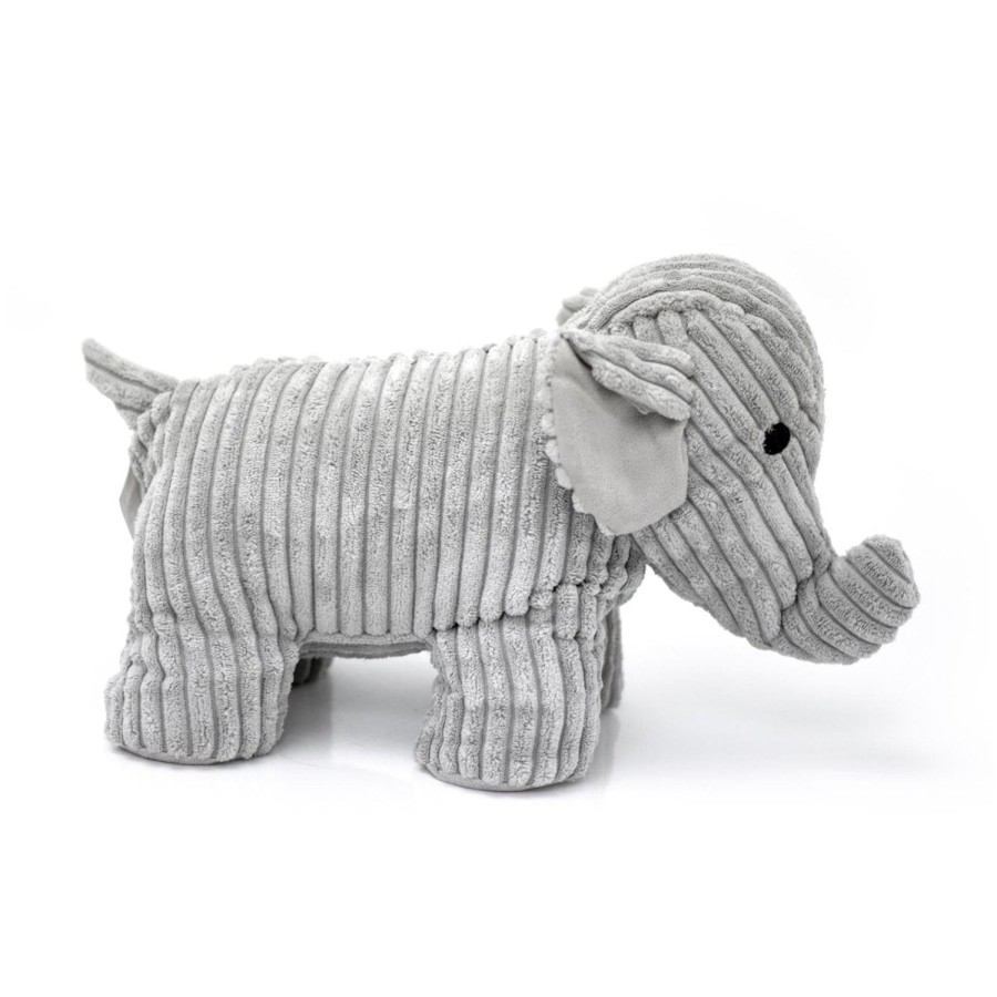 Home Accessories Carousel Shop Animal Doorstops | Take Me Home Doorstop Ribbed Fabric Elephant Door Stop