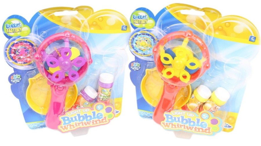 Baby & Child Carousel Shop Outdoor Toys | Bubble Factory Led Light Up Bubble Whirlwind Wand Toy ~ Colour Varies