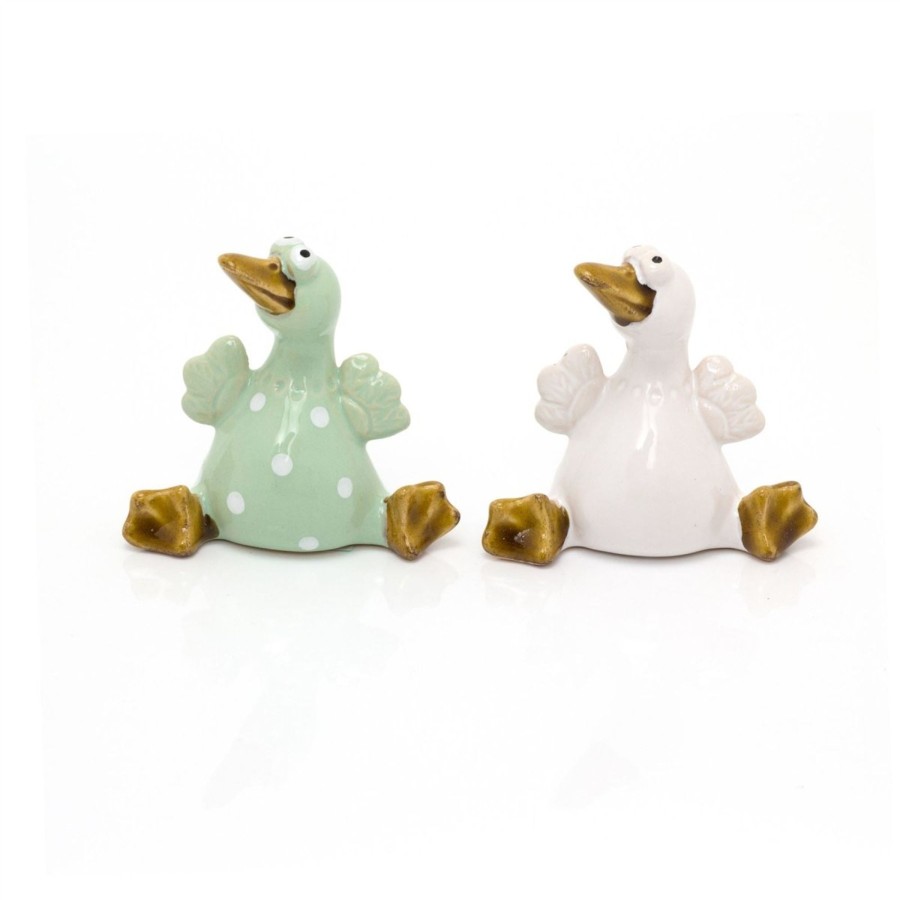 Home Accessories Carousel Shop Decorative Accessories | Ceramic Duck Ornament Duck Statue | Mini Duck Figurine Statue | Bird Sculpture Duck Decorations