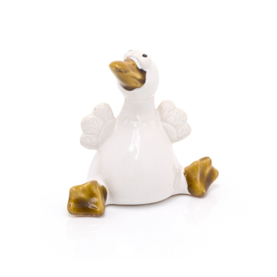 Home Accessories Carousel Shop Decorative Accessories | Ceramic Duck Ornament Duck Statue | Mini Duck Figurine Statue | Bird Sculpture Duck Decorations