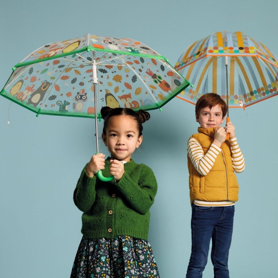 Baby & Child Carousel Shop Djeco | Djeco Dd04725 Childrens Umbrella | Small Kids Umbrella - Animals Of The Forest