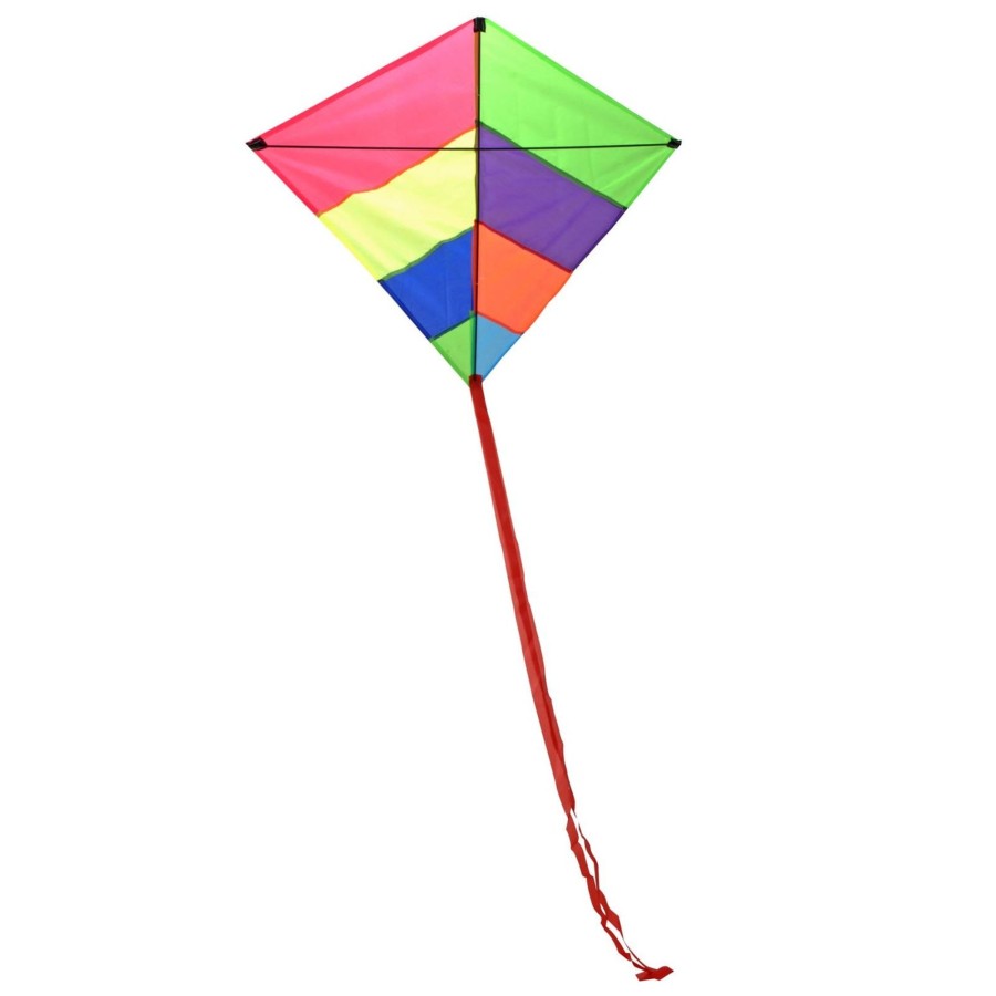 Baby & Child Carousel Shop Outdoor Toys | Children'S Rainbow Kite Diamond Kite | Easy Fly Kite For Kids Boys Girls Kite | Kites For Children Outdoor Toys Flying Toys