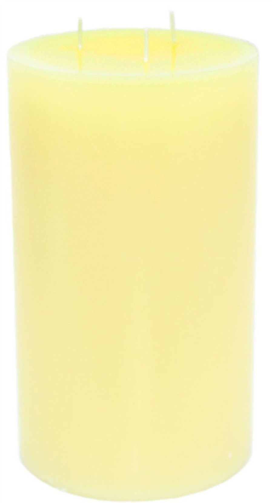 Home Accessories Carousel Shop Candles & Tealights | Elegant Handcrafted 3 Wick Cream Pillar Candle ~ Extra Large Ivory Wax Church Candle 23Cm