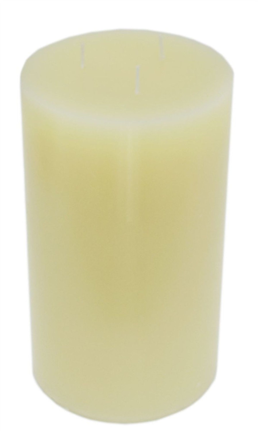 Home Accessories Carousel Shop Candles & Tealights | Elegant Handcrafted 3 Wick Cream Pillar Candle ~ Extra Large Ivory Wax Church Candle 23Cm