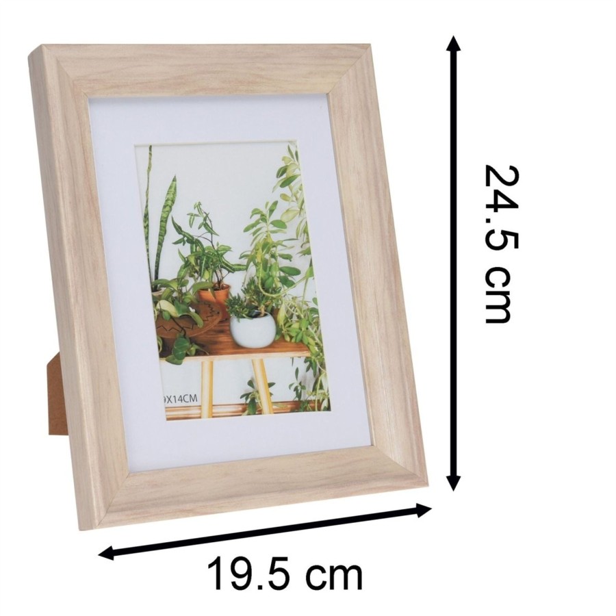 Home Accessories Carousel Shop Photo Frames | Single Aperture Freestanding Wooden Photo Frame | Picture Frame With White Mount